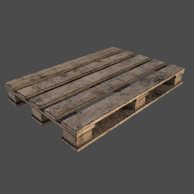 Old pallete 01 Modèle 3D .c4d .max .obj .3ds .fbx .stl .blend 