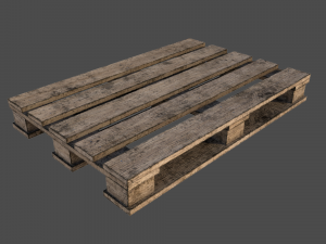 Old pallete 01 Modelo 3D