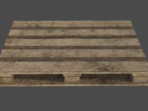 Old pallete 01 Modèle 3D