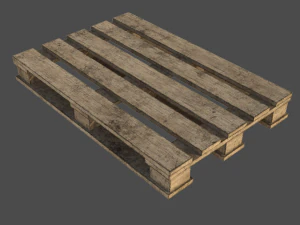 Old pallete 01 3D Model