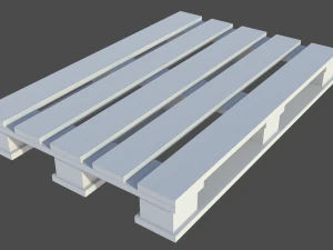 Old pallete 01 3D Model