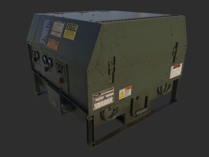 Military Generator 01 3D Model