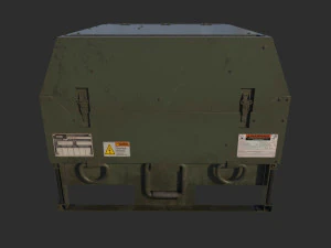 Military Generator 01 3D Model