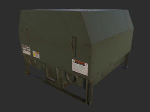 Military Generator 01 3D Model