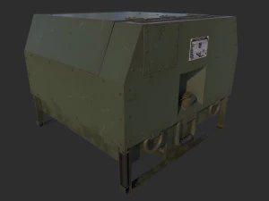 Military Generator 01 3D Model