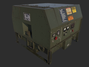 Military Generator 01 3D मॉडल