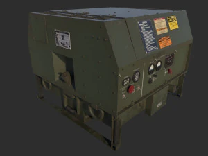 Military Generator 01 3D Model