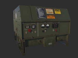Military Generator 01 3D Model