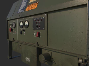 Military Generator 01 3D Model