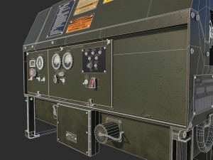 Military Generator 01 3D मॉडल