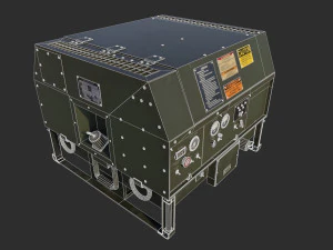 Military Generator 01 3D Model