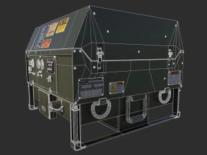 Military Generator 01 3D Model