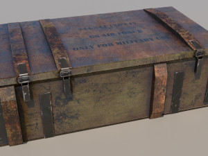Military box 01 3D मॉडल