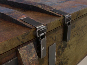 Military box 01 3D Model
