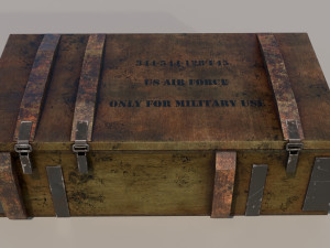 Military box 01 3D मॉडल