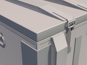Military box 01 3D मॉडल