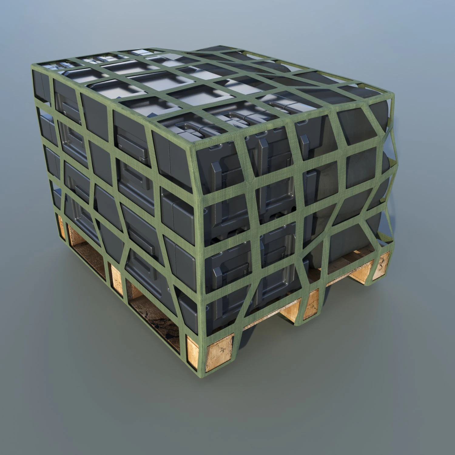 Military air cargo 01 3D Model .c4d .max .obj .3ds .fbx .stl .blend 