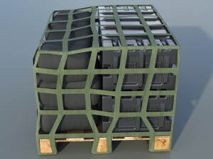 Military air cargo 01 3D Model