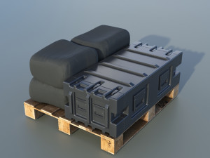 Military air cargo 01 3D Model