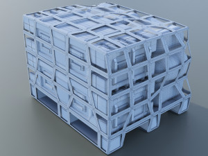 Military air cargo 01 3D Model