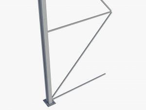 Warehouse rack 01 3Dモデル