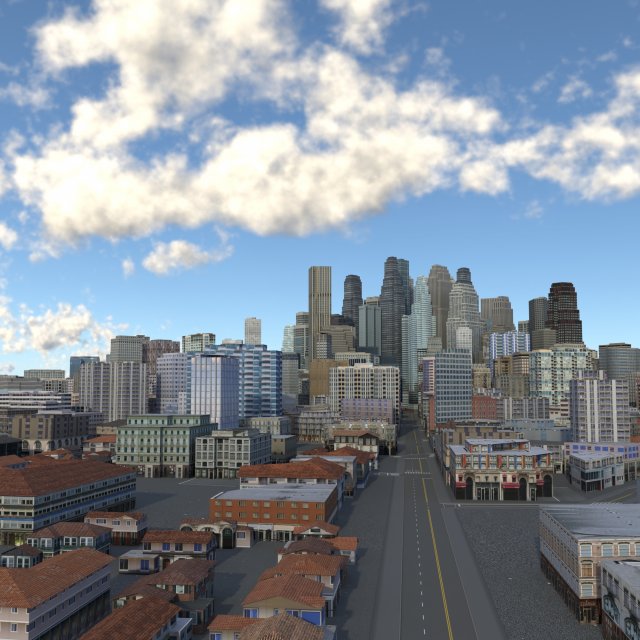 City 83 3D 模型 .c4d .max .obj .3ds .fbx .stl .blend