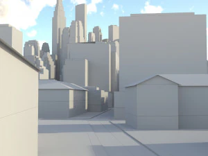 City 84 3D Model