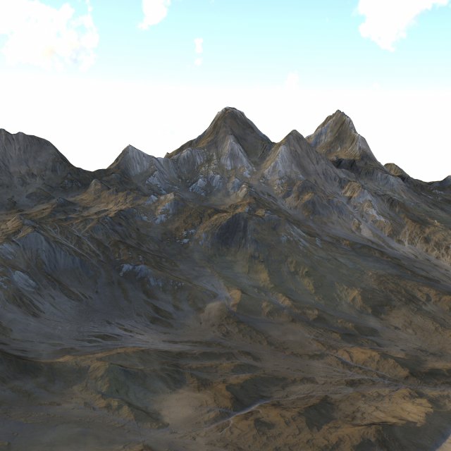 Landscape 99 3D Модель .c4d .max .obj .3ds .fbx .stl .blend 
