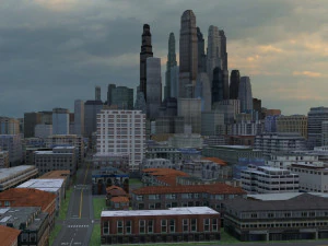 City 87 3D Model