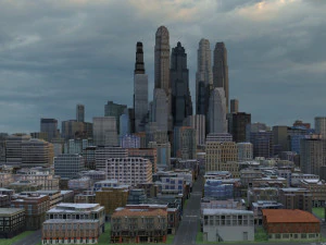 City 87 3D Model