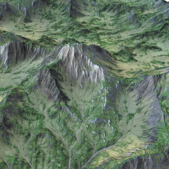 Landscape 101 Model 3D .c4d .max .obj .3ds .fbx .stl .blend 