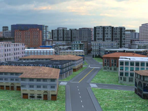 City 88 3D Model