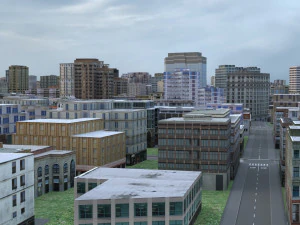 City 90 3D Model