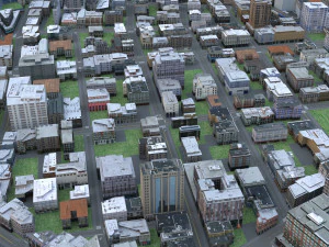 City 90 3D Model