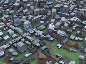 City 90 3D Model
