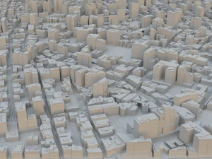 City 90 3D Model