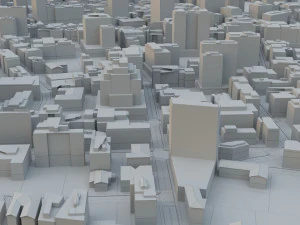 City 90 3D Model