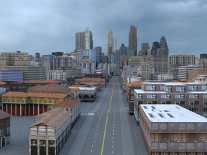 City 91 3D Model