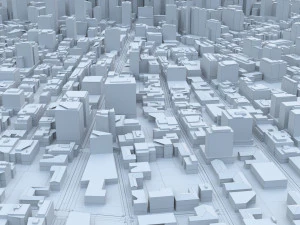 City 91 3D Model