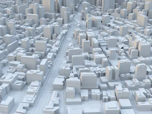 City 91 3D Model