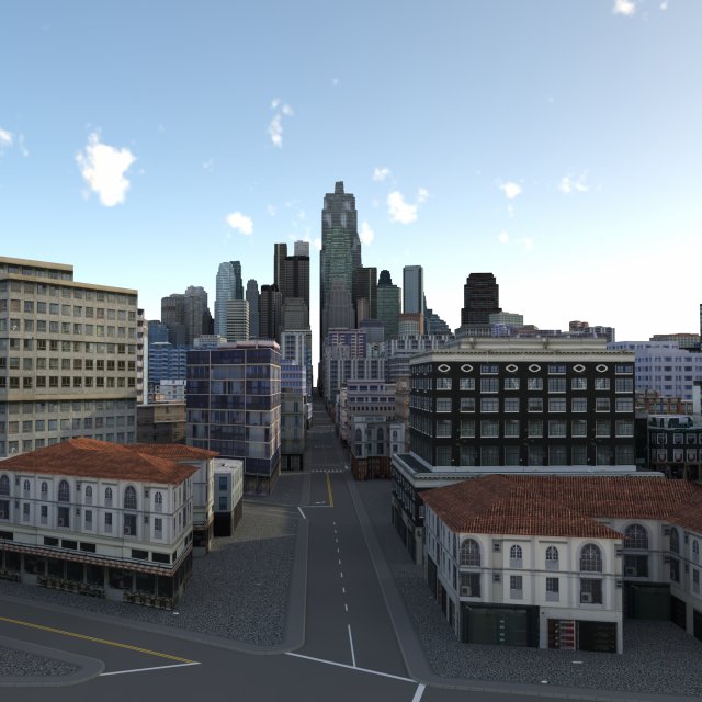 City 95 Modelo 3D .c4d .max .obj .3ds .fbx .stl .blend 