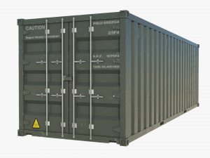 Cargo container 01 var 1 3Dモデル