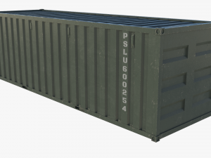 Cargo container 01 var 1 3Dモデル