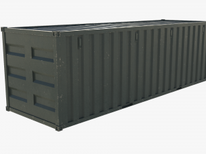 Cargo container 01 var 1 3Dモデル