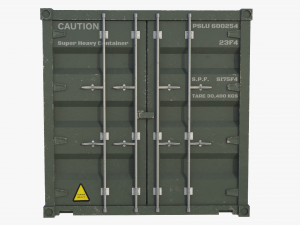 Cargo container 01 var 1 3Dモデル