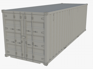 Cargo container 01 var 1 3Dモデル