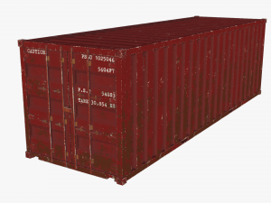 Cargo container 01 var 2 3D 模型
