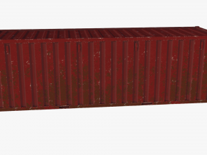 Cargo container 01 var 2 3D 模型