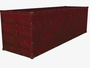 Cargo container 01 var 2 3D 模型