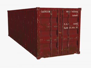 Cargo container 01 var 2 3D 模型